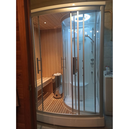 Душевая кабина с сауной Frank F-917 L 170x112