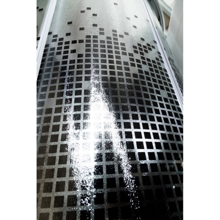 Душевая кабина DTO L 801 EL BLACK 100x100 с электрикой Душевая кабина DTO L 801 EL BLACK 100x100 с электрикой