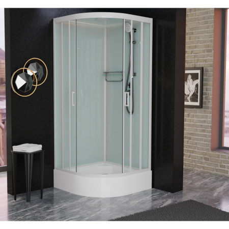 Душевая кабина Frank F400/1 White 90x90