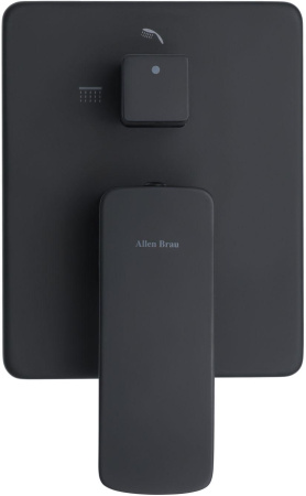 Смеситель Allen Brau Infinity X2 5.21014-31 (с внутренней частью) черный матовый Смеситель Allen Brau Infinity X2 5.21014-31 (с внутренней частью) черный матовый