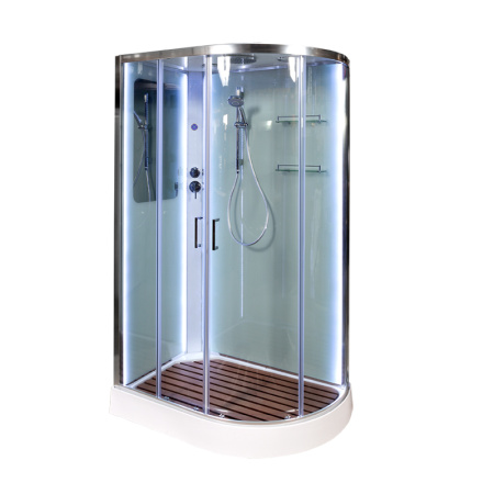 Душевая кабина DTO A 102 L ED с кнопкой 120x80