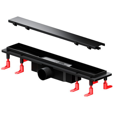 Трап для душа Am.Pm PrimeFlow 50 W02SC-U11-050-04BM с Черной матовой решеткой / под плитку Tile