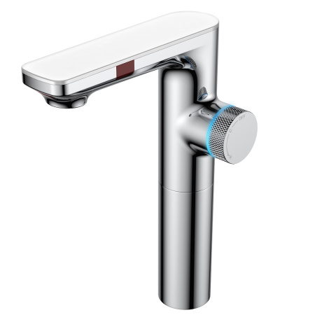 Смеситель для раковины Berges MORANS сенсорный высокий, хром(076003) Смеситель для раковины Berges MORANS сенсорный высокий, хром(076003)