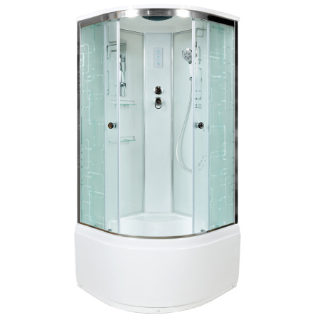 Душевая кабина DTO EM 4510 с электрикой 100х100 Душевая кабина DTO EM 4510 с электрикой 100х100