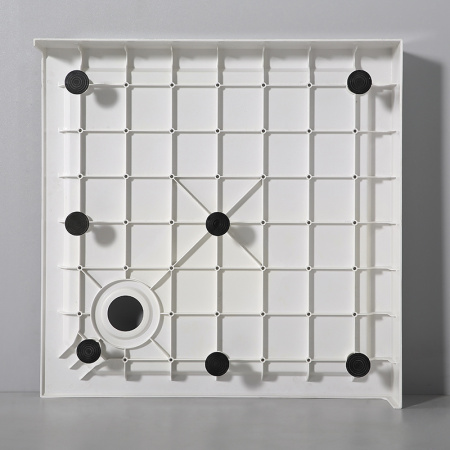 Поддон для душа RGW SMC-9090W Белый/Квадрат   (9 ножек в комплекте )/90* 90*140 (сифон приобретается отдельно)