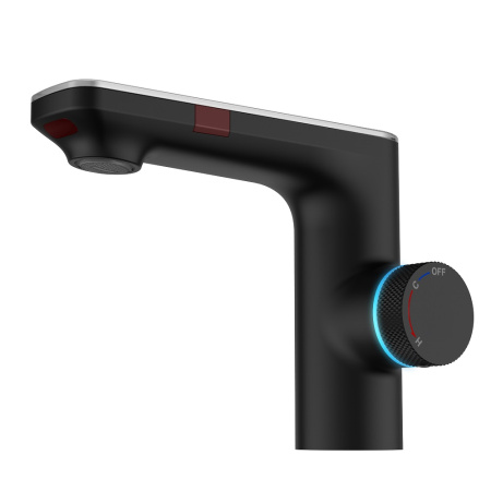 Смеситель для раковины Berges MORANS сенсорный, черный матовый(076002)