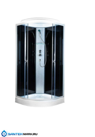 Душевая кабина Aquapulse 4021D grey black