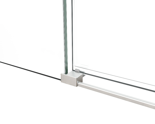 Душевая дверь в нишу Vincea Ultima VDS-7UL100CL, 1000, хром, стекло прозрачное