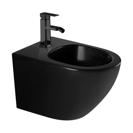 Биде Abber Bequem AC1150MB черное матовое Биде Abber Bequem AC1150MB черное матовое