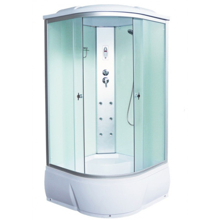 Душевая кабина Aquacubic 3302B fabric white 90х90