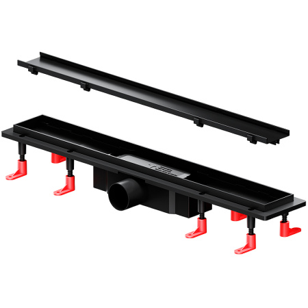 Трап для душа Am.Pm PrimeFlow 60 W02SC-U11-060-04BM с Черной матовой решеткой / под плитку Tile