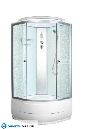 Душевая кабина Aquapulse 4102C square white Душевая кабина Aquapulse 4102C square white