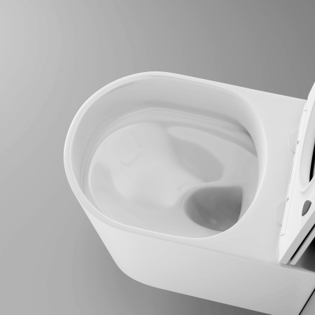 Унитаз Grossman Thin Rim GR-5602S (520х365х345) тонкий ободок,белый с тонкой крышкой,микролифт,1 место