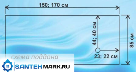 Душевая кабина Водный мир ВМ-8206 170x85 матовые/черные Душевая кабина Водный мир ВМ-8206 170x85 матовые/черные