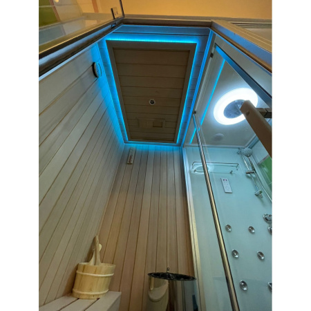 Душевая кабина с сауной Frank F-907 L 170x120