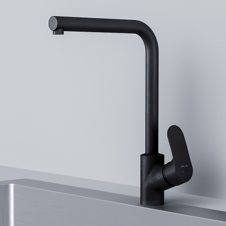 Смеситель для кухонной мойки AM.PM Like F8005022 Черный матовый