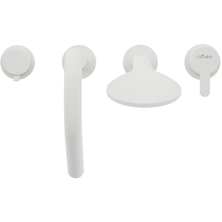 Смеситель Cezares Leaf LEAF-BVDM4-BIO Белый матовый