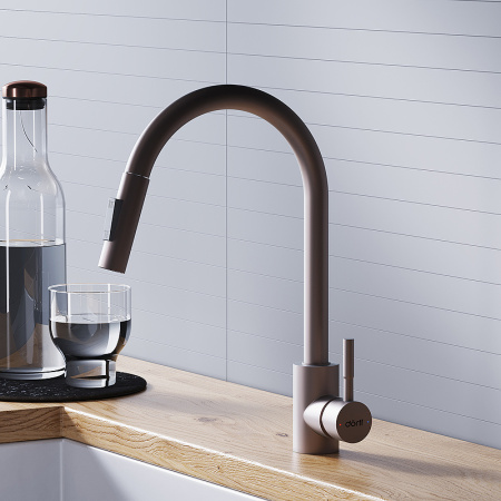 Смеситель для кухонной мойки Dorff Logic D3007511 Сатин