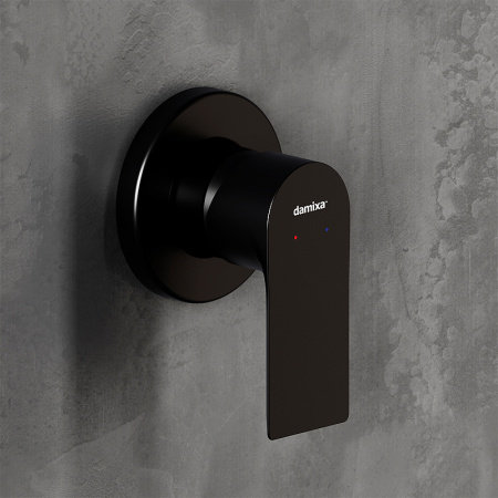 Смеситель для душа Damixa Apollo 477500300 Черный матовый Смеситель для душа Damixa Apollo 477500300 Черный матовый
