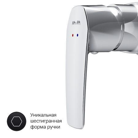 Смеситель для душа AM.PM Gem F90A20000 Хром Смеситель для душа AM.PM Gem F90A20000 Хром