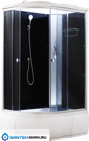 Душевая кабина Aquacubic 3106D black R