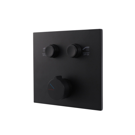 Смеситель для душа Vincea VSCV-421MB двухфункциональный, черный