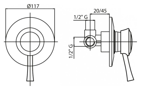 Смеситель для душа Cezares Giubileo GIUBILEO-DIM-02 Бронза Смеситель для душа Cezares Giubileo GIUBILEO-DIM-02 Бронза
