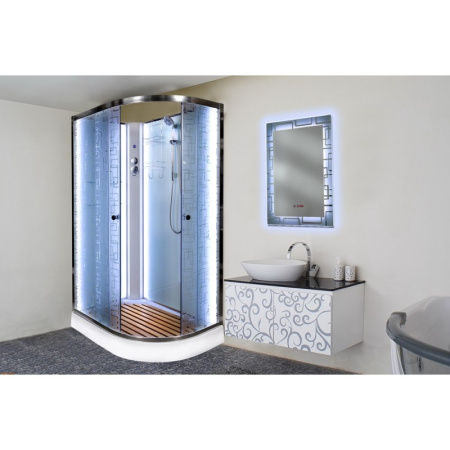 Душевая кабина DTO EM 1512 L N LED 120х80