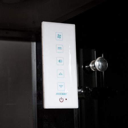 Душевая кабина DTO B 01S EL BLACK 100x100 с электрикой Душевая кабина DTO B 01S EL BLACK 100x100 с электрикой