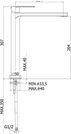 Смеситель Paffoni Tango TA081ST
