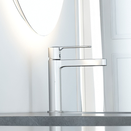 Смеситель для раковины Vincea Rondo VBF-1R1CH однорычажный, хром