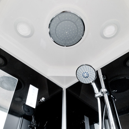 Душевая кабина DTO B 01S EL BLACK 100x100 с электрикой Душевая кабина DTO B 01S EL BLACK 100x100 с электрикой