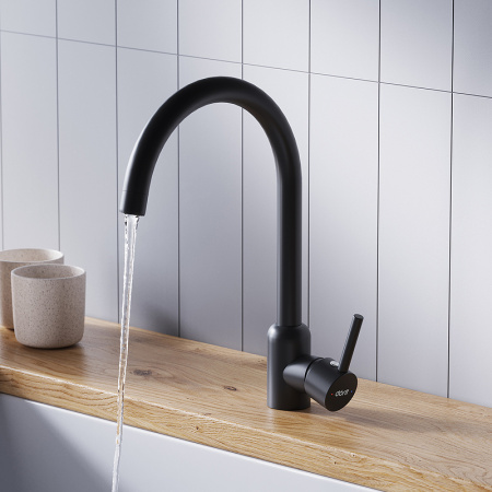 Смеситель для кухонной мойки Dorff Logic D3007022 Черный Смеситель для кухонной мойки Dorff Logic D3007022 Черный