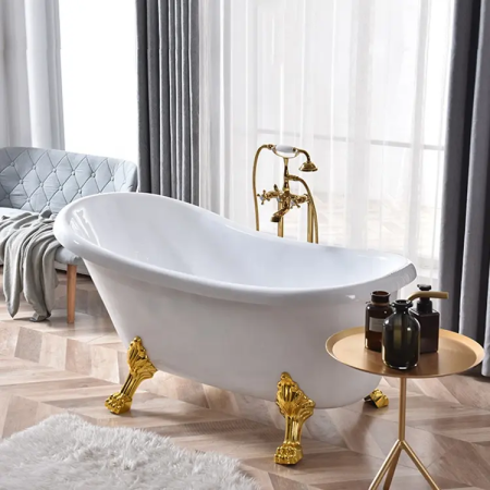 Смеситель Boch Mann VICO G для отдельностоящей ванны, цвет золото, латунь BM9653