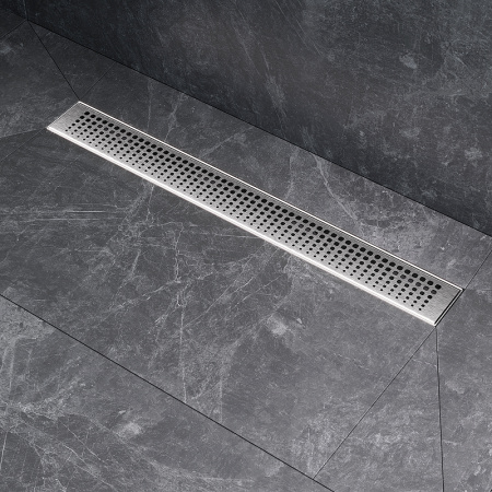 Трап для душа Am.Pm MasterFlow 60 W01SC-P11-060-01SB с решеткой Хром матовый Cut Gradient