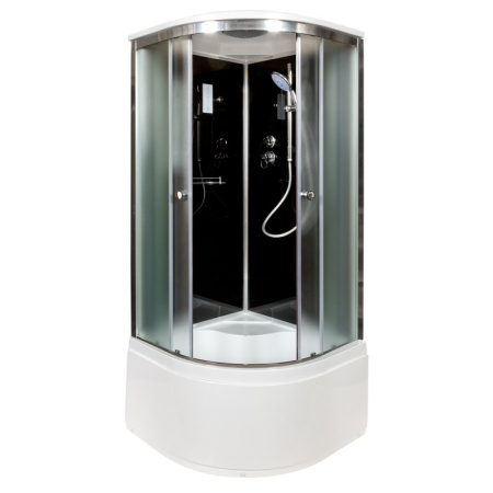 Душевая кабина DTO B 90S EL BLACK 90x90 с электрикой