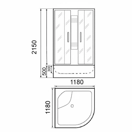 Душевая кабина Parly C118