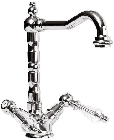 Смеситель Cezares Diamond DIAMOND-LS2-01-Sw с донным клапаном