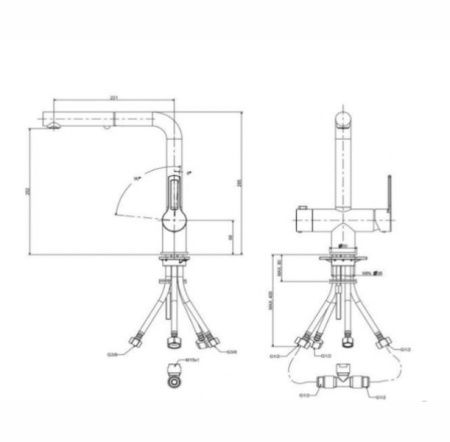 Смеситель Paffoni Ringo RIN295BO