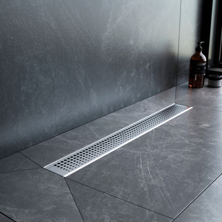 Трап для душа Am.Pm MasterFlow 60 W01SC-P11-060-01SB с решеткой Хром матовый Cut Gradient