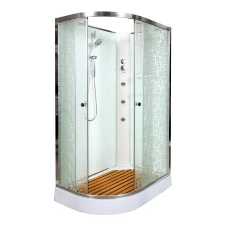 Душевая кабина DTO EM 1511 R N с гидромассажем 110х80