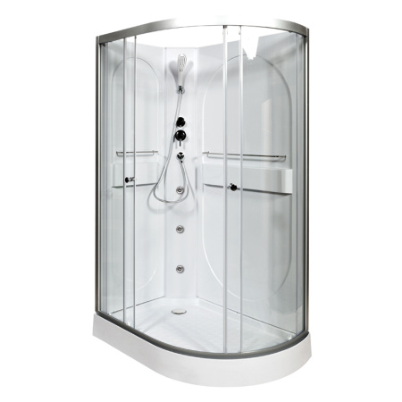 Душевая кабина DTO L 602 L N GM 120x80 с гидромассажем