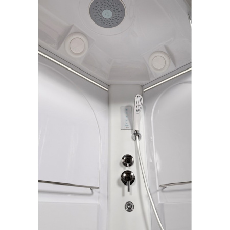 Душевая кабина Deto L 520 R LED+GM 120x80 с гидромассажем Душевая кабина Deto L 520 R LED+GM 120x80 с гидромассажем