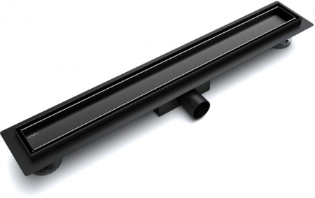 Трап для душа Esbano Meta решетка TILE длина 80 см матовый черный