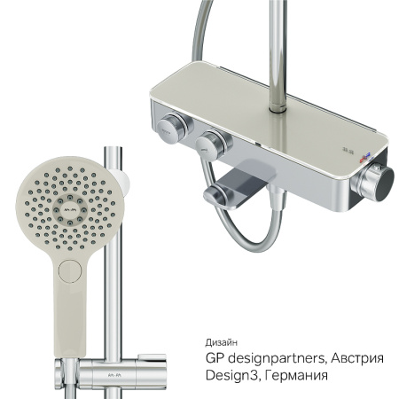 Душевая система AM.PM Inspire 2.0 F0750A500 с термостатом Хром