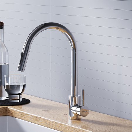 Смеситель для кухонной мойки Dorff Logic D3007500 Хром