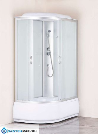 Душевая кабина Taliente TA-12080ML 120x80, рифленое стекло, профиль матовый хром, левая