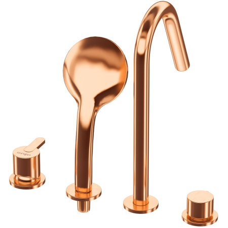 Смеситель для ванны Cezares Leaf LEAF-BVDM4-SS Sunset