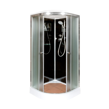 Душевая кабина Deto B 01S BLACK 100x100 Душевая кабина Deto B 01S BLACK 100x100