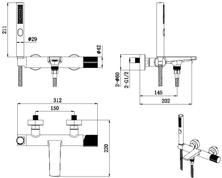 Смеситель Allen Brau Liberty 5.33006-00 хром